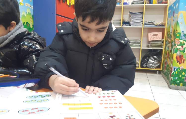 انجام فعالیت‌های کتاب Math