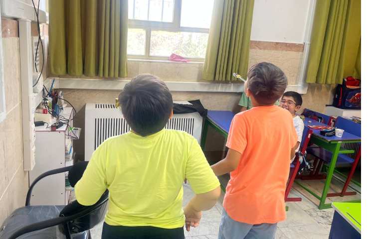 انجام فعالیت put the pasta