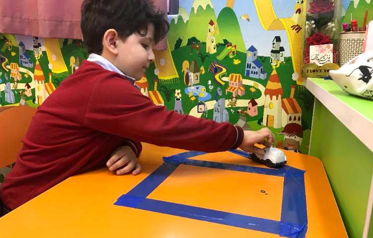 انجام فعالیت Pencil Control