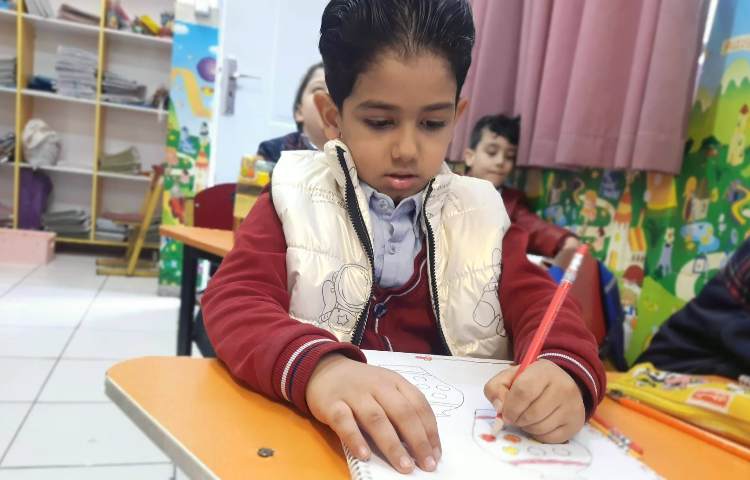 انجام فعالیت Pencil Control