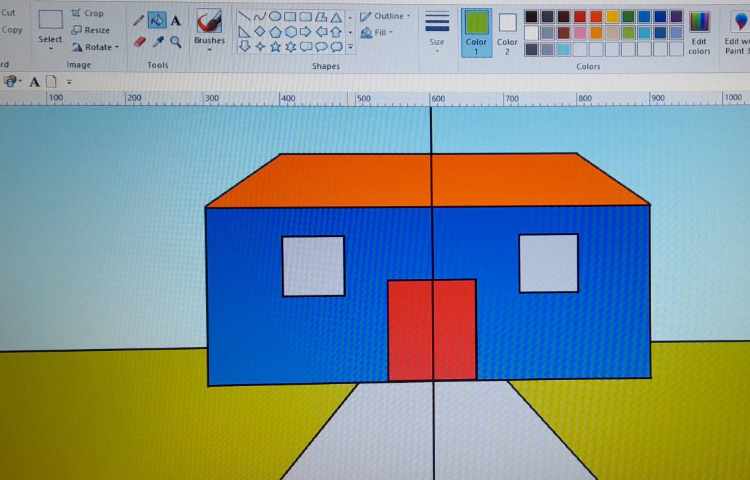 انجام پروژه شماره دو ( استفاده از سطل رنگ و قطره چکان )