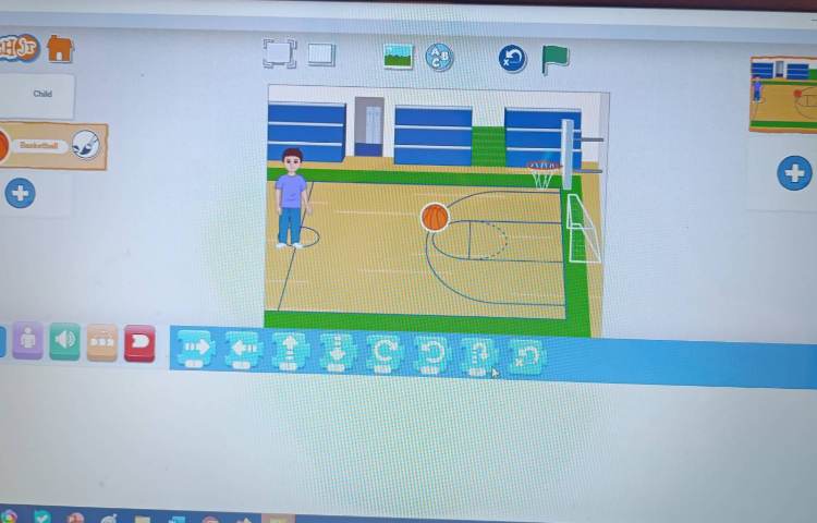 انجام پروژه شماره شش اسکرچ جونیور بازی بسکتبال 2