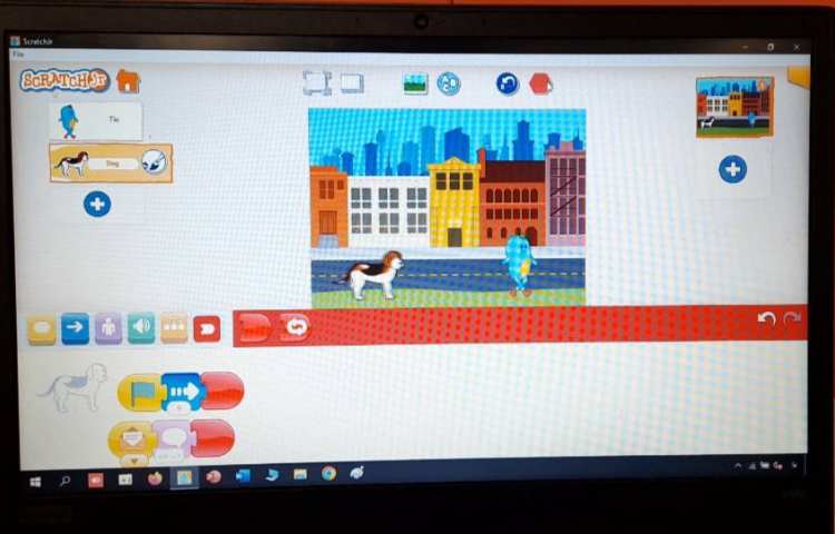 انجام پروژه شماره شش و هشت اسکرچ جونیور 2