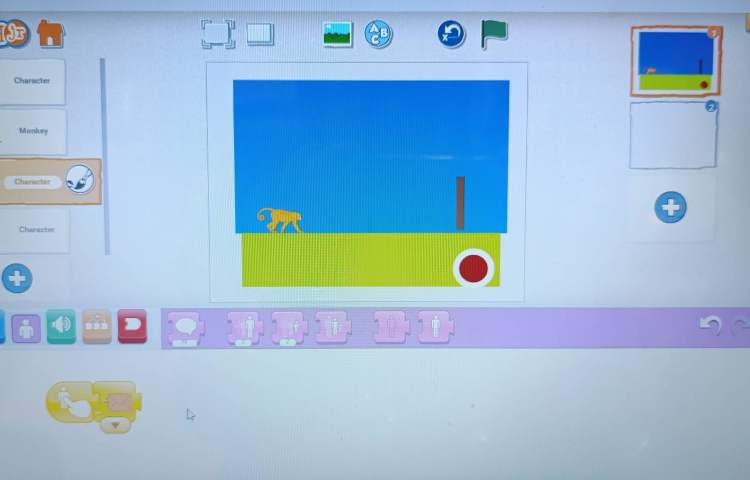 انجام پروژه شماره نه اسکرچ جونیور بازی پرش 1