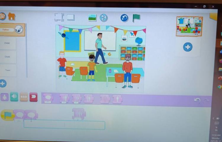 انجام پروژه شماره نه اسکرچ جونیور معرفی دانش آموزان 1