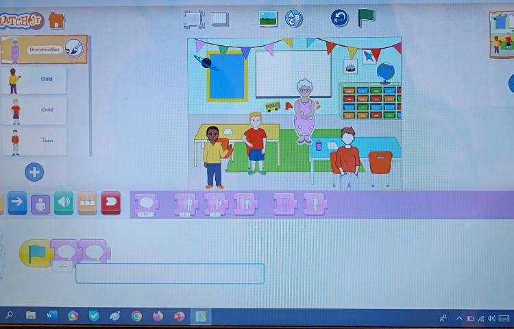 انجام پروژه شماره نه اسکرچ جونیور معرفی دانش آموزان 1