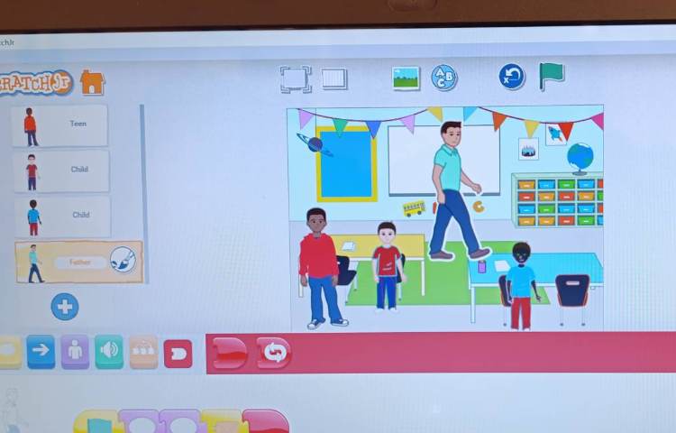 انجام پروژه شماره نه اسکرچ جونیور معرفی دانش آموزان 2