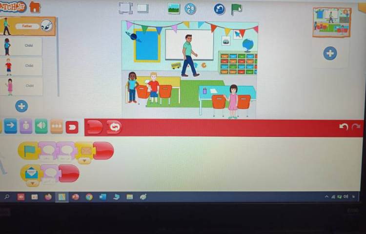 انجام پروژه شماره نه اسکرچ جونیور معرفی دانش آموزان 2