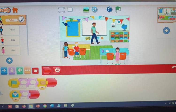 انجام پروژه شماره نه اسکرچ جونیور معرفی دانش آموزان 2