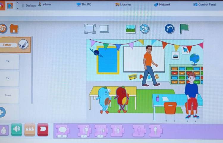 انجام پروژه شماره نه اسکرچ جونیور معرفی دانش آموزان 3