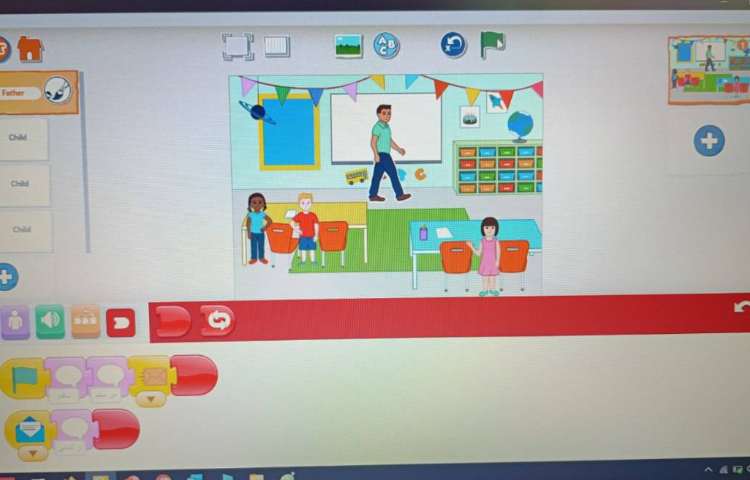 انجام پروژه شماره نه اسکرچ جونیور معرفی دانش آموزان 7