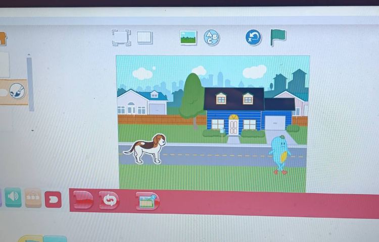 انجام پروژه شماره هشت اسکرچ جونیور سگ سخنگو 1