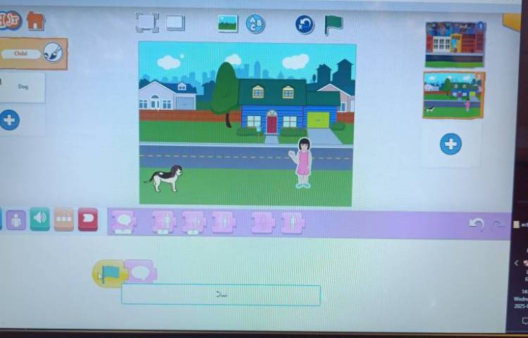 انجام پروژه شماره هشت اسکرچ جونیور سگ سخنگو 2