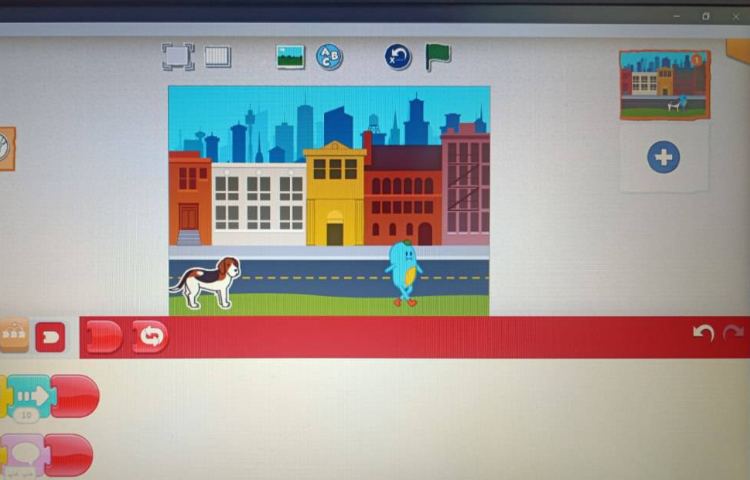 انجام پروژه شماره هشت اسکرچ جونیور سگ سخنگو 3