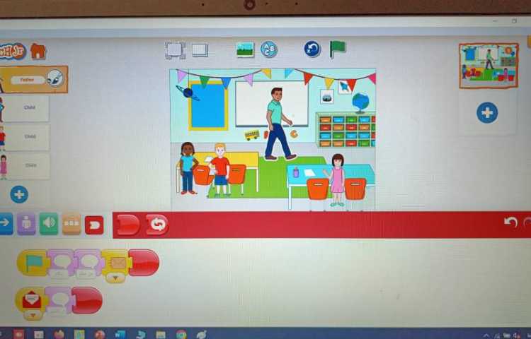 انجام پروژه شماره هشت و نه اسکرچ جونیور 1