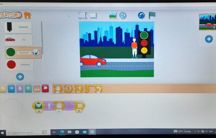 انجام پروژه شماره پنج و شش اسکرچ جونیور 2