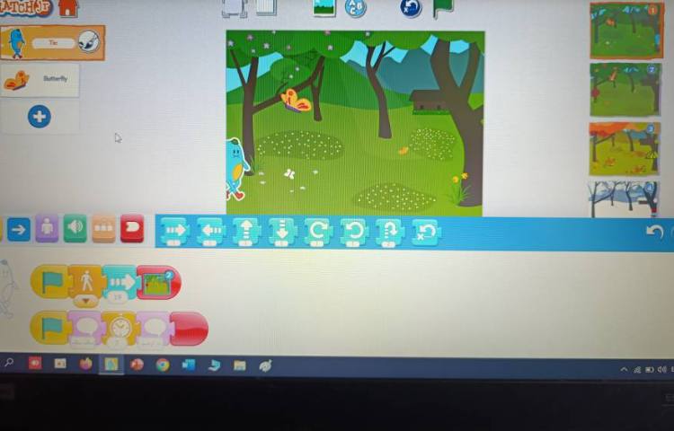 انجام پروژه شماره چهار اسکرچ جونیور چهار فصل 3