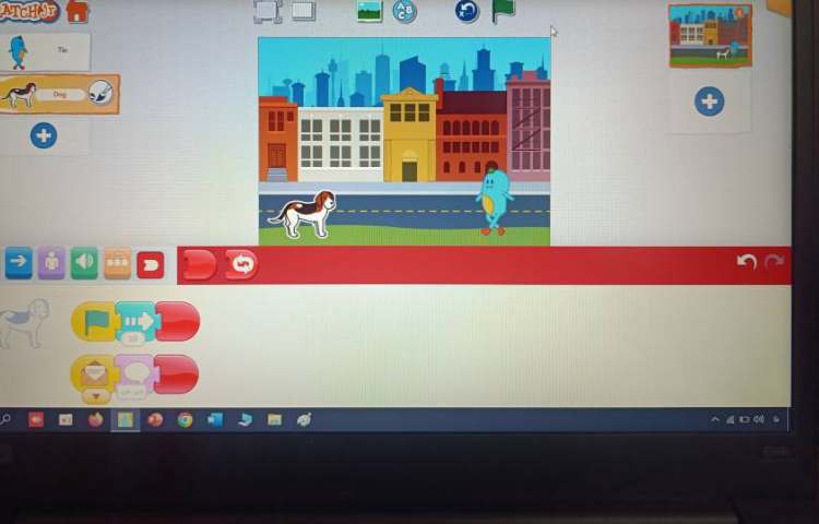 انجام پروژه های شماره شش و هشت اسکرچ جونیور بازی بسکتبال و سگ سخنگو 2