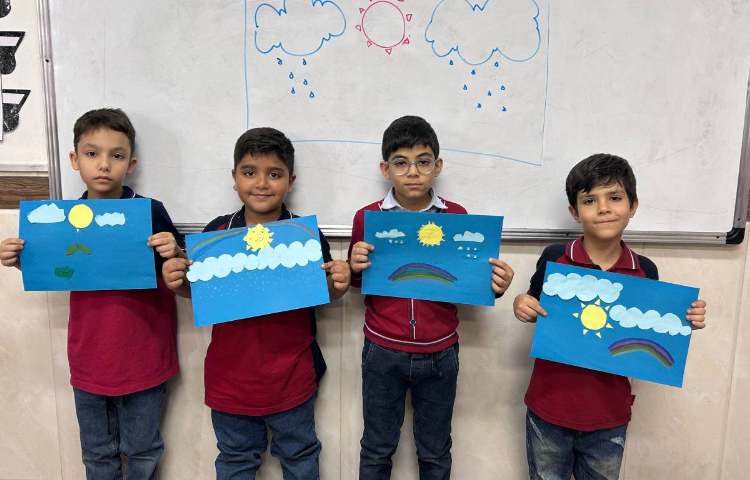 انجام پروژه‌ی مربوط به مبحث آب‌وهوا-زنگ Science 2