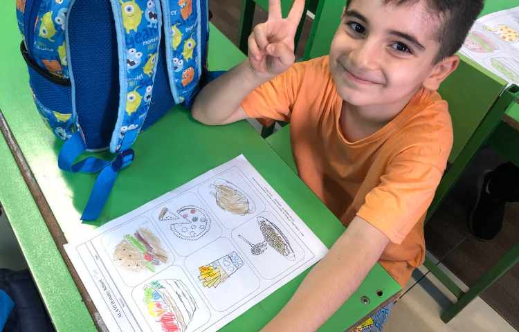 انجام کاربرگ با موضوع غذاها به زبان انگلیسی 4