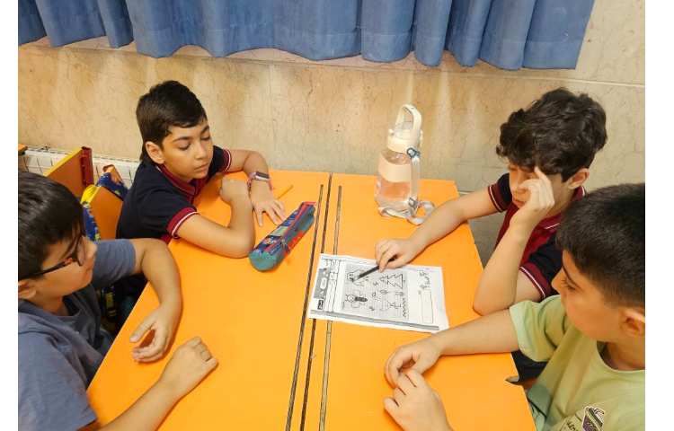 انجام کاربرگ مبحث مساحت بصورت گروهی