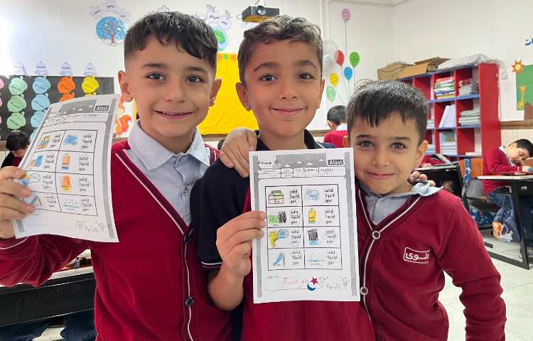 انجام کاربرگ مربوط به حالاتِ مواد-زنگ Science 1