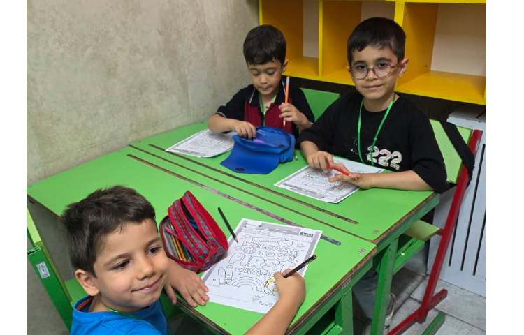 انجام کاربرگ و مکالمه کلاسی برای welcome day 6