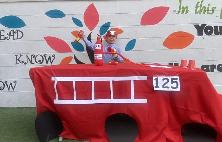 انجام کاردستی با موضوع روز آتش نشان 1