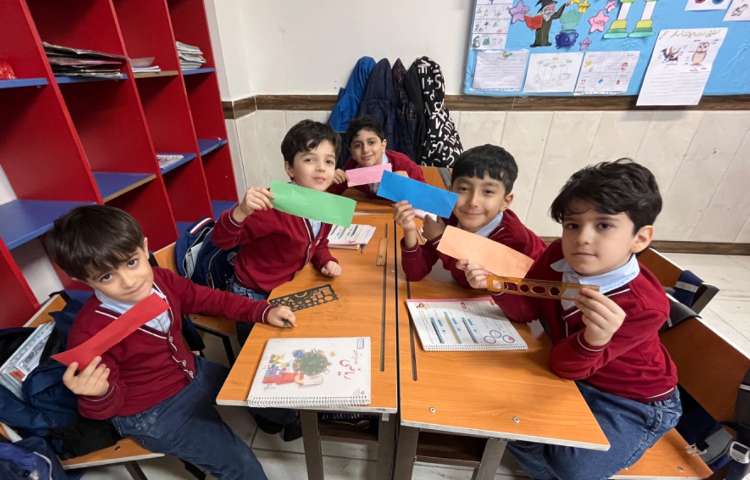 اندازه گیری با نوار کاغذی 2