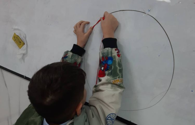 اندازه گیری خط خمیده با استفاده از نقطه گذاری و پاره خط 2