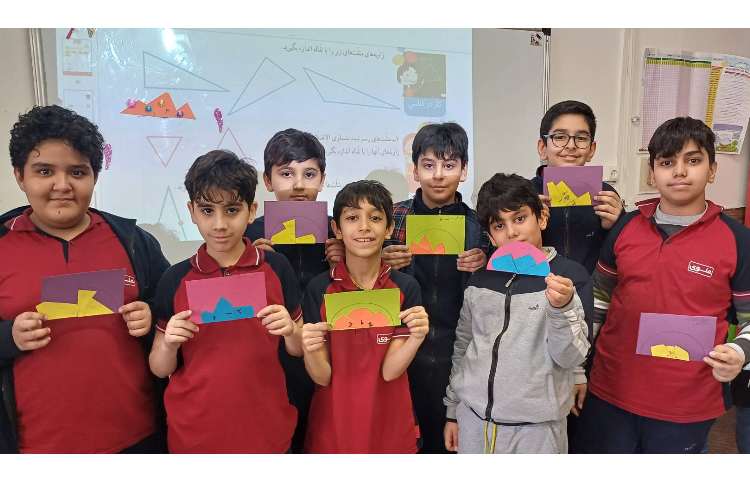 اندازه گیری زاویه های مثلث 4