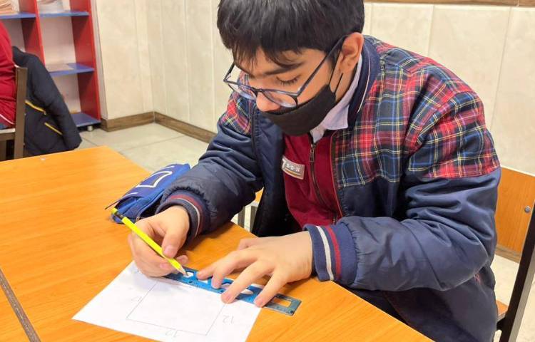 اندازه‌گیری محیط مربع-زنگ Math 4