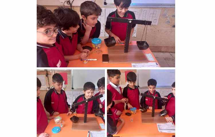 اندازه گیری و مقایسه جرم با ترازوی تعادلی