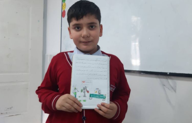 انشا با موضوع اگر من پلیس بودم +نقاشی 3