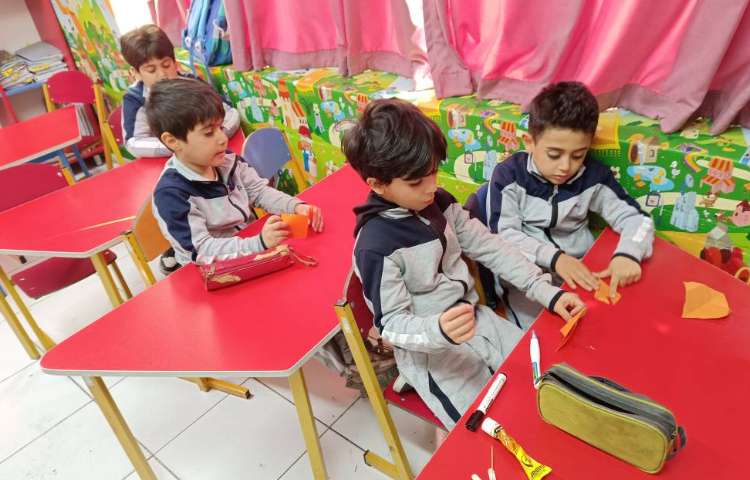 اوریگامی روباه(آموزش درس ر) 2