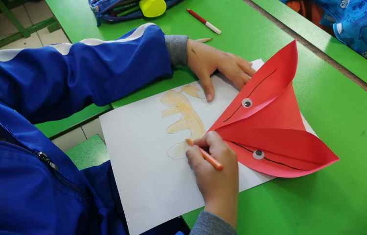 اوریگامی سر روباه 4