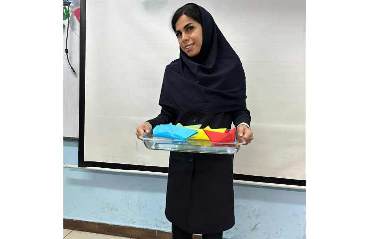 اوریگامی ق تثبیت نشانه ق 4