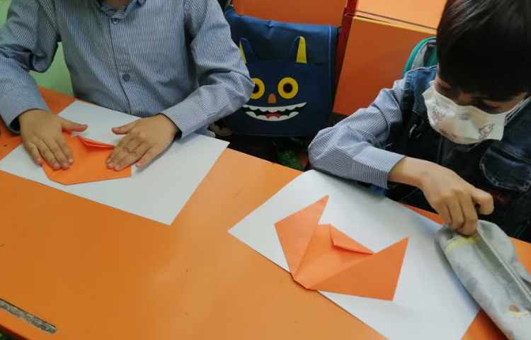 اوریگامی و نقاشی سگ 3