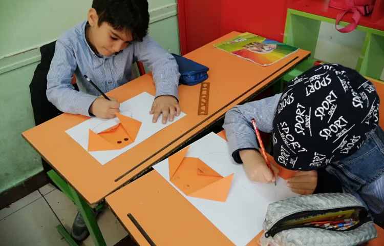 اوریگامی و نقاشی سگ 5