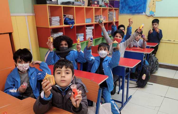 :ایجاد انگیزه نشانه "چ"، کلاس انگور 2