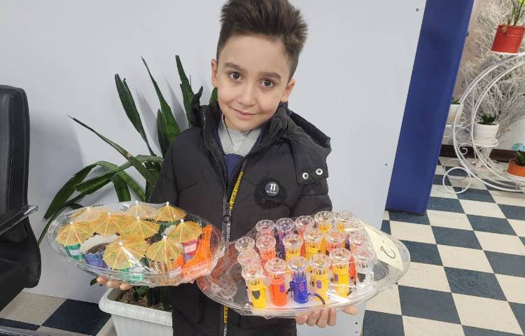 :ایجاد انگیزه نشانه "چ"، کلاس انگور