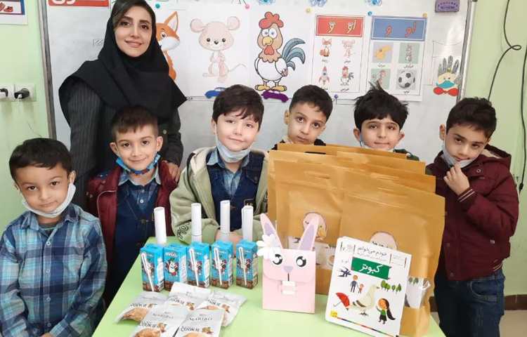 ایجاد انگیزه و آموزش نشانه او 3