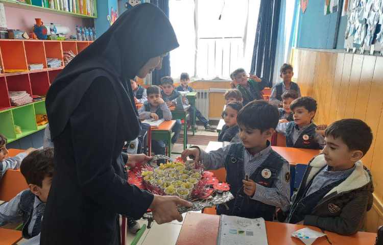 ایجاد انگیزه‌ی نشانه اَ میوه انگور و گیفت انار 3