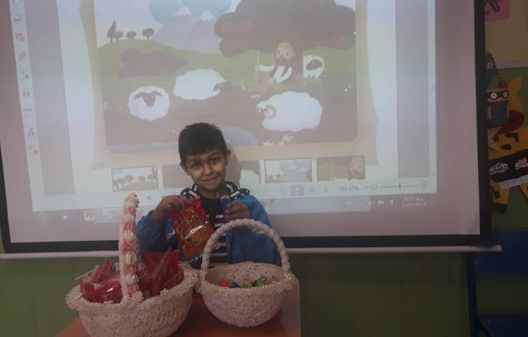 :ایجاد انگیزه ی نشانه (چ)، کلاس گیلاس 1