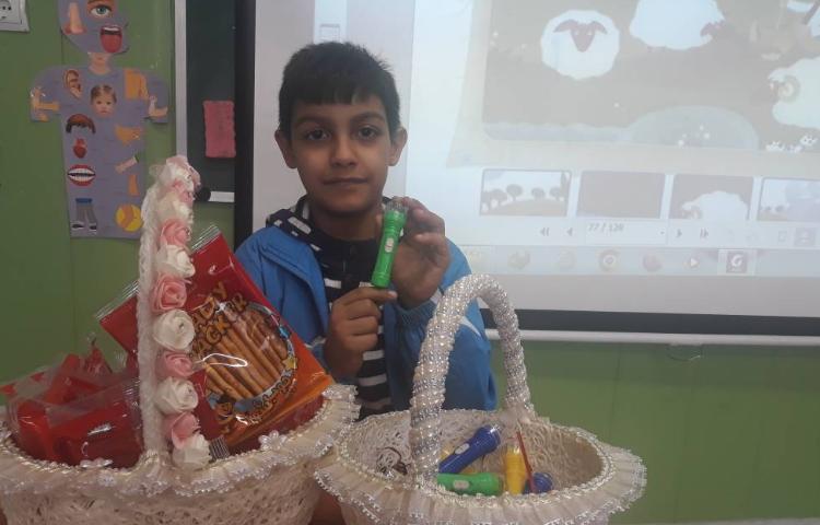 :ایجاد انگیزه ی نشانه (چ)، کلاس گیلاس 3