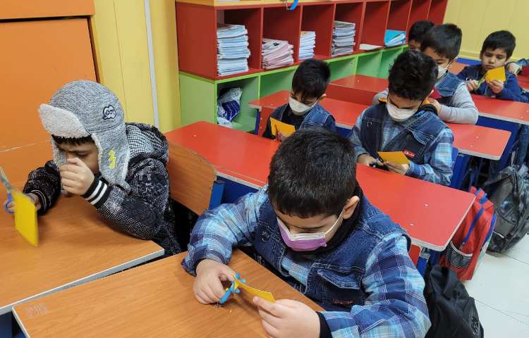 :ایجاد انگیزه ی نشانه ی "اُ استثنا"، ساخت کاردستی خورشید 3