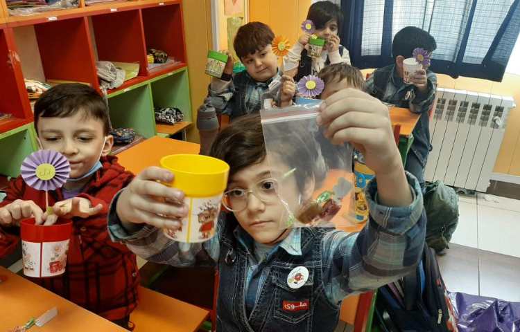 :ایجاد انگیزه ی نشانه ی (ل)، کلاس توت فرنگی 4