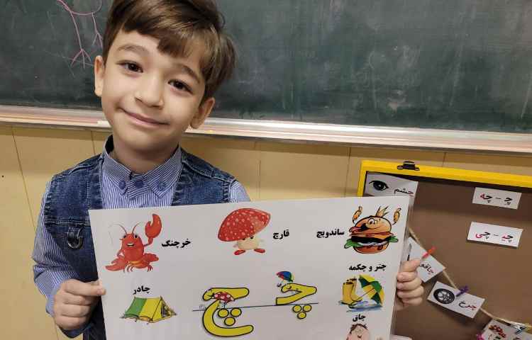 ایجاد انگیزه ی نشانه ی "چ" با تشکر از آقای رایمند مقدسی جو 6