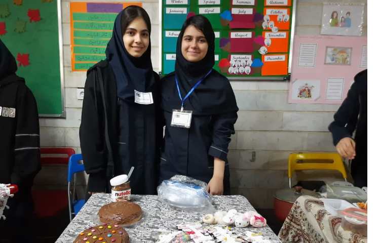 بازارچه کسب و کار دانش آموزان بچه های نهم 5