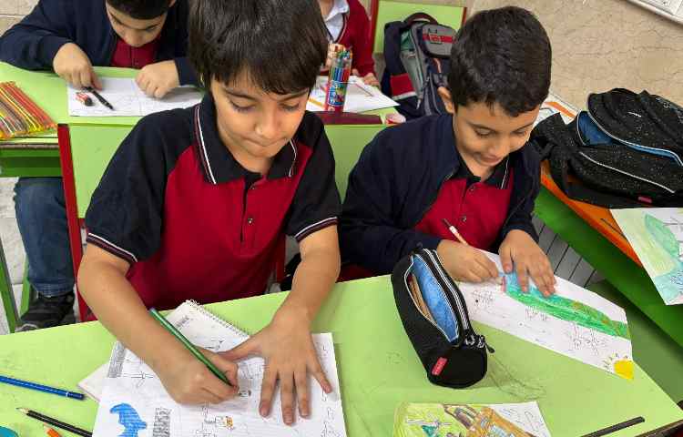 بازدید سرکار خانم آرین از دفتر مرکزی دپارتمان هنر از کلیه پایه ها 5